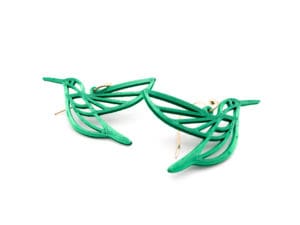 3D Printed Hummingbird Earrings