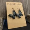 Metal Alloy Butterfly Earrings